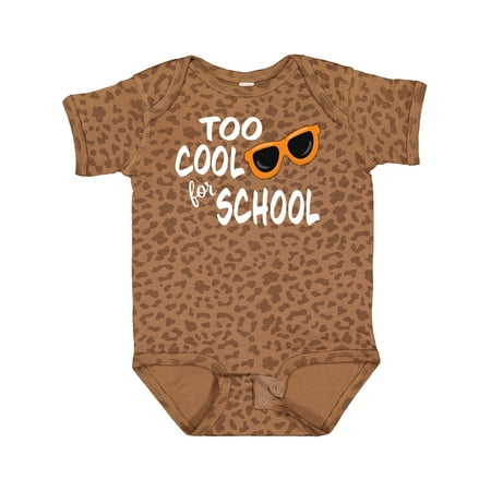 

Inktastic Too Cool for School Gift Baby Boy or Baby Girl Bodysuit
