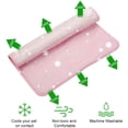 thumbnail image 4 of XS-2XL Cooling Mat for Dogs Puppy Cats Ice Silk Pet Self Cooling Pad Blanket for Pet Beds/Kennels/Couches /Car Seats/Floors,5 Colors Are Available, 4 of 7