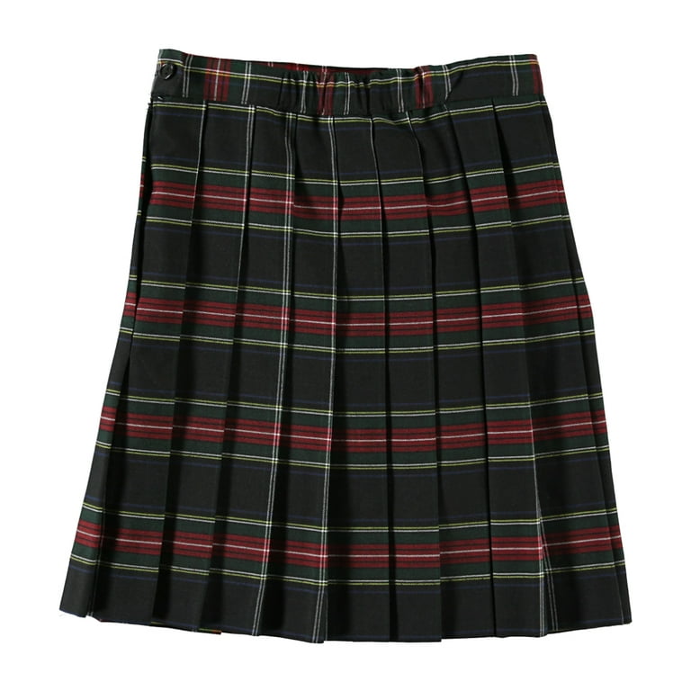 Big red pleated hot sale skirt