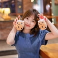 thumbnail image 5 of LLavero de taza de té de Anime de burbujas Kawaii, juguete de peluche suave, muñeca Boba de peluche, mochila encantadora, decoración, el mejor regalo para niñas y niños, 10cm, 5 of 5