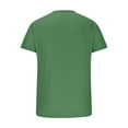 thumbnail image 3 of Vintage Summer Men's T-Shirt Streetwear 3 Buttons Open Fly Loose Clothing Print Short Sleeve T-Shirt XL, 3 of 4
