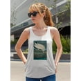 thumbnail image 2 of Wood Ibis Racerback Tank Women -John James Audubon Designs, Female x-Small, 2 of 4