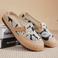 thumbnail image 2 of Women Mule Flat Espadrilles Slippers with Stylish Fancy Embroidery, Summer Beach Slides Sandals Outdoor Walking Garden Clogs House Loafer for Ladies, 2 of 8
