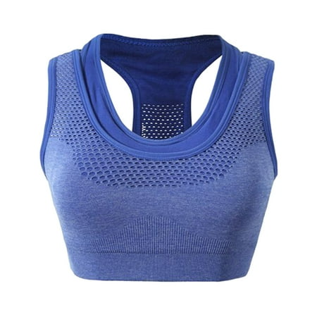 

Yubnlvae Women s Comfortable Soft Support Sports Bra With Chest Pads Beautiful Back Anti Glare Bottom Seamless Sports Bra