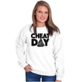 thumbnail image 4 of Cheat Day Pizza Fitness Food Craving Sweatshirt for Men or Women Brisco Brands X, 4 of 6