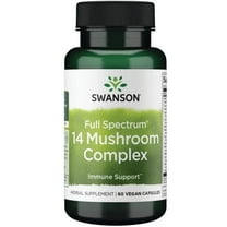 Swanson Full Spectrum 14 Mushroom Complex 60 Vegan Caps