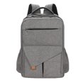 thumbnail image 3 of Bolsa de Pañales para Bebé Y Papá Espalda Impermeable Grande, Bolso para Pañales para Cochecito Gris Sunnimix Mochila de hombro momia, 3 of 8