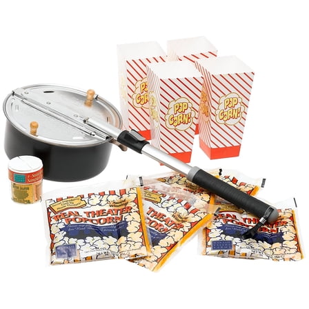 Open Fire Pop Popcorn Popper