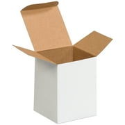 Box Partners Rev-Tuck Folding Ctns,3x3x4,White,250/CS - BXP RTS21W