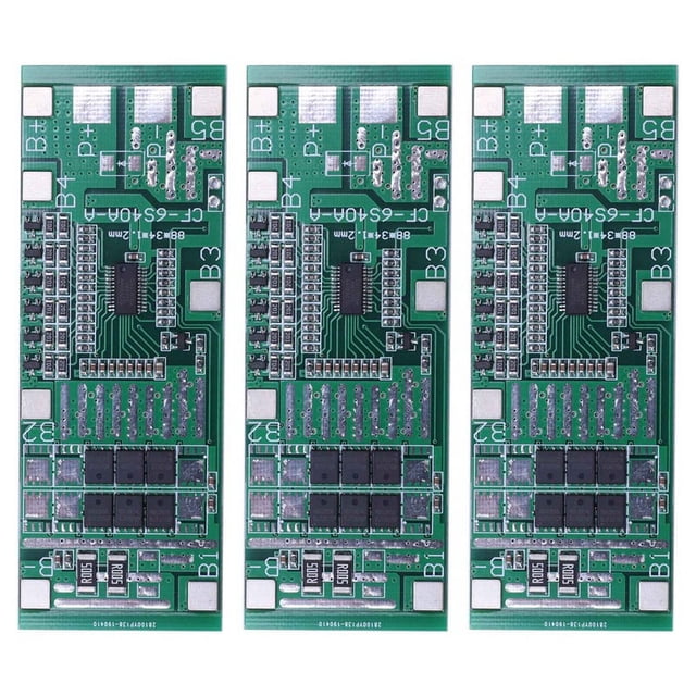 3X 24V 6S 20A 18650 Li-Ion Batería de Litio Protección Solar Iluminación Pcb Con Equilibrio para Ebike Scooter