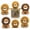 Lion-Brown, variant on Tezituor 5Pcs Canada Goose Stuffed Animal 15.7" Big Goose Plush with 3 Babies and 1 Egg Plush