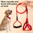 thumbnail image 4 of Correa para perro con asa acolchada, cuerda de nailon para escalada de montaña con collar de arnés, correa resistente de 1,2 m para perros para paseos al aire libre y entrenamiento., 4 of 8