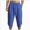 MEN PANTS-A55-Blue, variant on Mens Cargo Pants Drawstring Relaxed Fit Pants Stretch Elastic Waist Work Outdoor Casual Pants with Pockets ,S-Light Gray