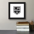 thumbnail image 3 of Gallery Pops NHL Los Angeles Kings - Primary Logo Mark Wall Art, Black Framed Version, 12" x 12", 3 of 5