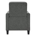 thumbnail image 5 of Ducee Transitional 2-Piece Gray Fabric Push Back Chair and Cleaning Care Kit Set, 5 of 14