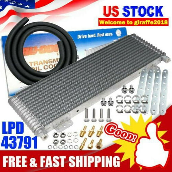 Tru-Cool LPD47391 40,000 GVW Transmission Oil Cooler Low Pressure Drop OC-47391