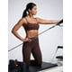 thumbnail image 3 of Sujetador deportivo CRZ YOGA Butterbreeze con cuello redondo para mujer, marrón XL, 3 of 5