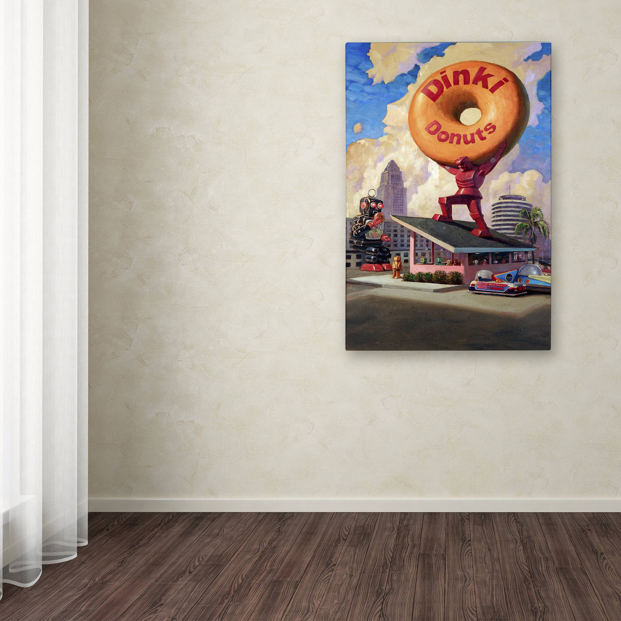Eric Joyner 'Robo Atlas' Canvas Art