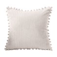 thumbnail image 2 of Djunllk Short Plush Pillowcase Bohemian Pillow Cases Solid Color Pillow Protector Tassel Ball Pillow Covers for Modern Home Decoration Sofa Bedroom, 2 of 6