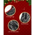 thumbnail image 6 of Gray Forest Christmas Tree Skirt 48 Inches Large Christmas Skirt Tree, Pine Trees Modern Mysterious Art Tree Skirt Christmas Decorations for Fireplace Party Holidays Indoor Outdoor, 6 of 7