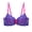 Blue, variant on Sexy Lace Underwire Bra Lightly Padded Plunge Push Up Bra for Women Everyday T-Shirt Bra with Comfortable Sizes 34-42A/B/C Cup