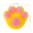 thumbnail image 2 of FRCOLOR Cute Paw Shaped Bath Sponges Cartoon Baby Bath Shower Brush Bath Scrubbers Exfoliating Scrub Sponges Bathing Tools For Baby Kids Toddlers, 2 of 8
