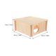 thumbnail image 2 of Nestingho Casa De Madera Para Hamster Color Khaki Nido Y Duradero Para Pequeñas Mascotas, 2 of 6