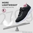 thumbnail image 4 of SPIEZ Women's Lightweight Composite Toe Safety Shoes, Slip Resistant Puncture Proof Work Shoes, Breathable Safety Toe Sneakers for Work and Daily Wear - Black Size 6, 4 of 9