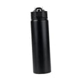 thumbnail image 3 of Botella de agua de acero inoxidable a prueba de fugas con tapa de bloqueo de 750 ml, fácil de usar, de doble pared, para exteriores, automóviles, Negro, 3 of 8