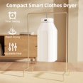 thumbnail image 4 of Qiunhang Portable Clothes Dryer, Compact & Foldable Electric Drying Machine for Home, Travel & RV, with Remote Control and Carry Bag, 4 of 8