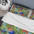 thumbnail image 4 of Designart 'Abstract Flowers and Leaves' Traditional Duvet Cover Set, 4 of 4