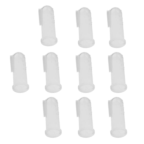 Cepillo de dientes para s de 10 piezas, cepillo de higiene para el cuidado de los dientes, limpieza bucal de perros y mascotas, suave Jinwen Cepillo de dientes para mascotas