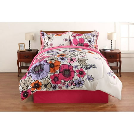 Hometrends Watercolor Fl Bed In A Bag Bedding Set Hometrends Watercolor Fl Bed In A Bag Bedding Set