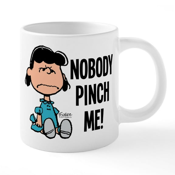 CafePress - Peanuts: Lucy St.Patrick's - 20 Oz White Ceramic Mega Mug