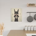 thumbnail image 6 of Sikiie Retro Raccoon Graphic Print Print Canvas Decorative Hanging Painting, Anti-shrinkage Hanging Frame, Suitable for Home, Office Wall Decorations, 6 of 6