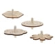 thumbnail image 4 of 2x4pcs Assorted Unfinished Wood Peg-Top Spinning Top Gyro for Kids DIY Craft, 4 of 5
