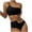 Black, variant on Elainilye Fashion Swimsuit for Women Two Piece Bathing Suit Sexy Bikini Swimsuits Sunscreen Diving Suit Bikinis,White
