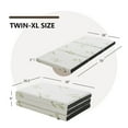 thumbnail image 2 of Gymax TWIN-XL 3'' Tri-fold Memory Foam Floor Mattress Topper Portable w/ Carrying Bag, 2 of 10