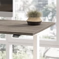 thumbnail image 4 of Scranton & Co Engineered Wood 72W Adjustable Standing Desk in Modern Hickory, 4 of 7