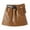Brown1, variant on Little Girl Dresses Kids Toddler Child Baby Girls Patchwork Pu Leather Skirt Outfit Girl Summer Dress Dresses Girls Vestido Niña (Brown2,90)