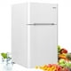 thumbnail image 1 of Frigorífico Compacto Costway 90 L Congelador Separado 2 Puertas Luz LED Refrigeración Rápida Ahorro Energético Silencioso Blanco, 1 of 9