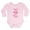 Petal Pink, variant on CafePress - Though She Be But Little She Be Fierce Body Suit - Long Sleeve Cotton Baby Bodysuit