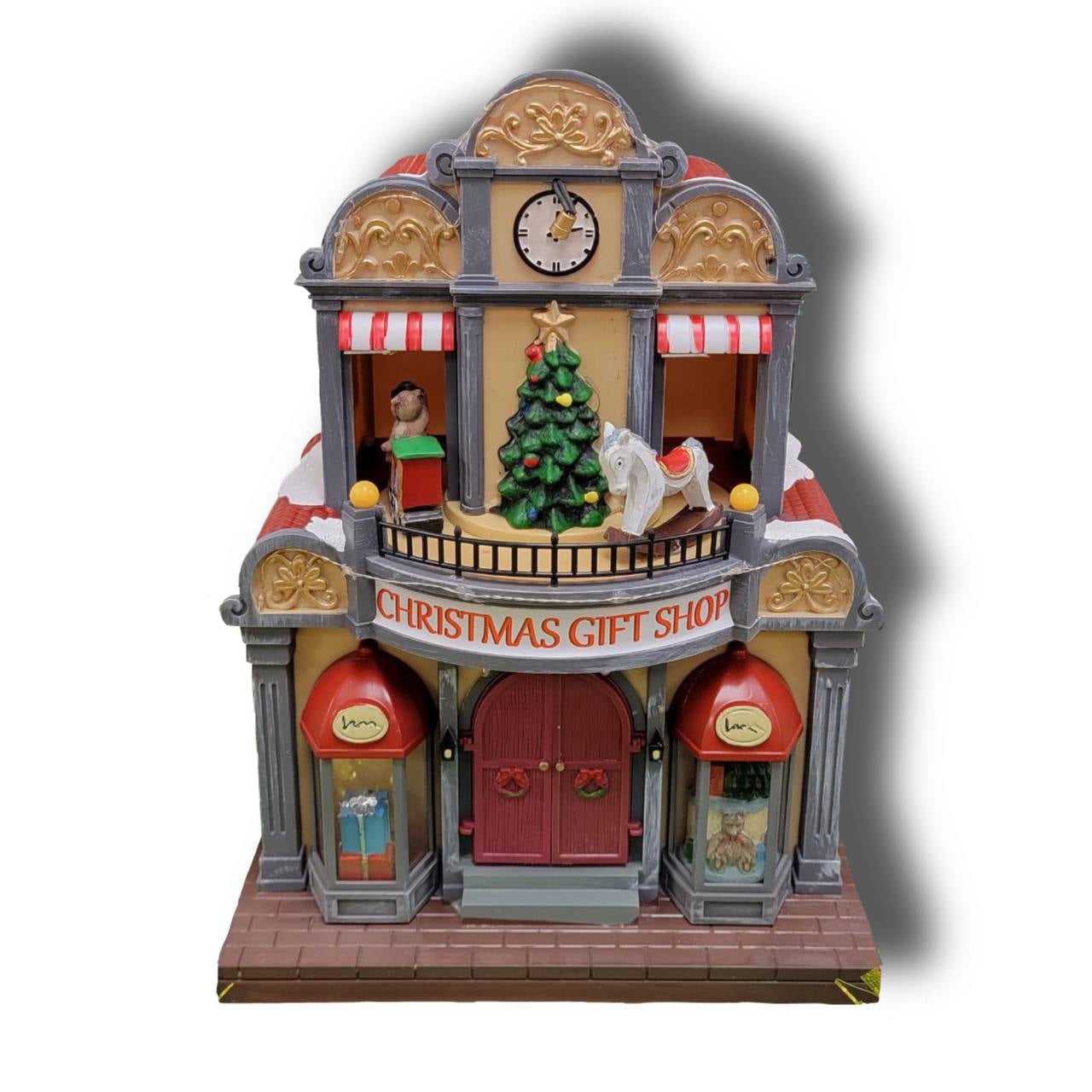 極美品　ディズニー♪Animated Holiday House ♪ Disney Indoor Christmas Decorations: Animated Characters Holiday