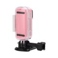 thumbnail image 2 of Videocámara A Prueba De Agua, Cámara Deportiva, Portátil, Liviana, Fácil De Operar Con Base De Transferencia Para Viajar, Esquiar, Surfear, Bucear Cergrey Rosa, 2 of 8