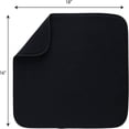thumbnail image 3 of Cqxid Placemat Under $10 S&T . Absorbent Reversible Microfiber Dish Drying Mat For Kitchen 16 Inch X 18 Inch Black, 3 of 5