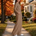 thumbnail image 5 of Cargo Jumpsuit for Women Long Sleeved Workwear Jumpsuit Buttoned Collar V Neck Long Sleeve One Piece Rompers Jumpsuit with Multiple Pockets, 5 of 8
