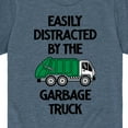 thumbnail image 3 of Instant Message - Easily Distracted By The Garbage Truck - Toddler & Youth Short Sleeve Graphic T-Shirt, 3 of 6