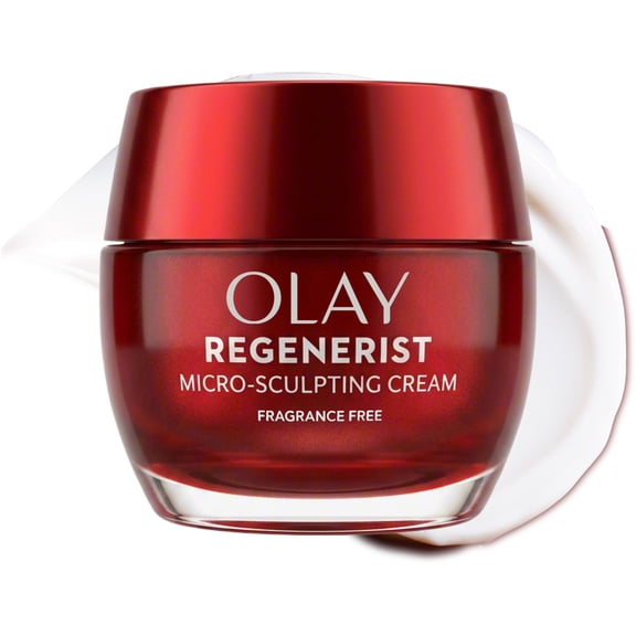 Olay Regenerist Micro-Sculpting Cream Face Moisturizer, Fragrance-Free, 1.7 Oz