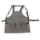 thumbnail image 2 of Delantal de taller Jadeshay de lona gris para carpintería, 2 of 14