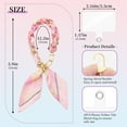 thumbnail image 3 of Phone Wrist Lanyard Gold Metal Scarf Phone Charm Strap with Tether Tab Women Phone Chain Accessories for Handbags, 3 of 12